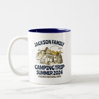 Vintage RV Caravan Family Reunion Camping Trip