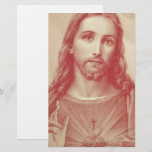 Vintage Sacred Heart of Jesus (Front/Back)