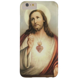 Vintage Sacred Heart of Jesus Barely There iPhone 6 Plus Case