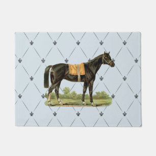 Vintage Saddle Horse Doormat