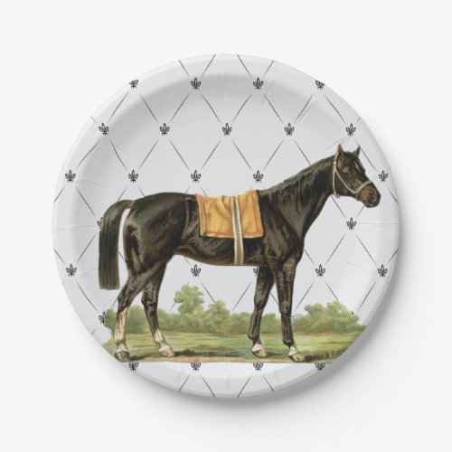 Vintage Saddle Horse Paper Plates