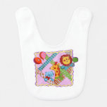 Vintage Safari Animals Baby Bib