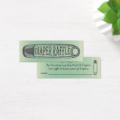 Vintage Safety Pin Baby Shower Game Diaper Raffle (Desk)