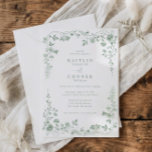 Vintage Sage Green French Floral Wedding Invitation<br><div class="desc">Bring timeless charm to your celebration with this vintage elegant sage green wedding invitation, designed with a soft chinoiserie floral frame and delicate toile de jouy details. The layout features a refined sage green wedding palette, romantic floral accents, and classic typography that beautifully showcases your event information. Inspired by vintage...</div>