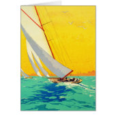 Vintage Sail Boats French Travel (Front)