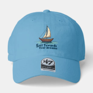Vintage Sailboat Nautical Inspirational Quote 47 Brand Hat