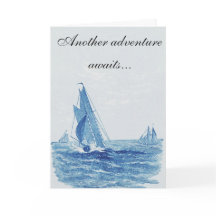 Vintage Sailing Birthday Card
