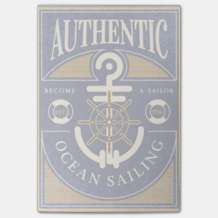 Vintage Sailing Poster Post-it Notes