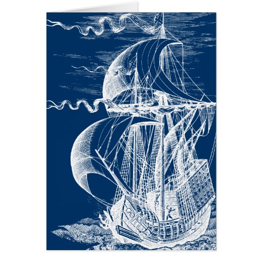 Vintage Sailing Ship Cards (Front)