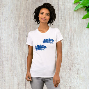 Vintage Sailing Ship Nautical Ocean Clipper T-Shirt