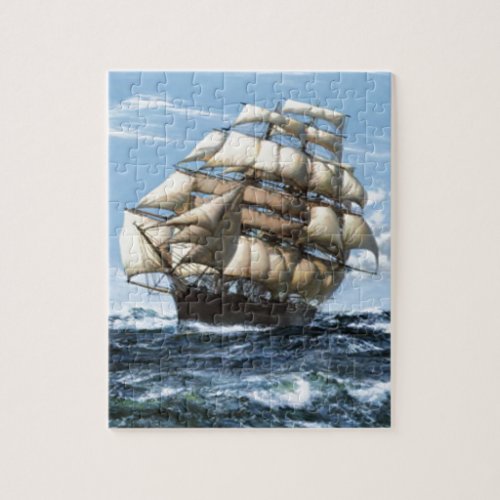Vintage sailing ships jigsaw puzzle