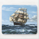 Vintage Sailing ships Mouse Pad<br><div class="desc">The Cutty Sark is a British clipper ship. Built on the Clyde in 1869. she was one of the last tea clippers to be built and one of the fastest, coming at the end of a long period of design development which halted as sailing ships gave way to steam propulsion....</div>