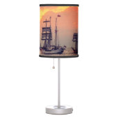 Vintage Sailing Ships Table Lamp (Right)
