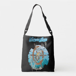 Vintage Sailing the Seven Seas Crossbody Bag
