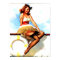 Vintage Sailor Nautical Pin up Girl
