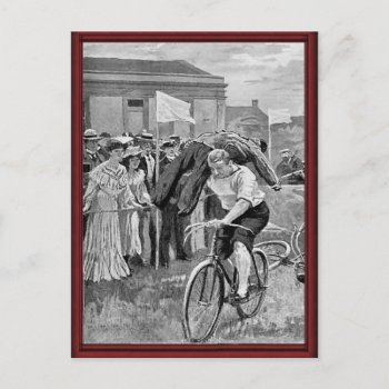Vintage Sailors Cycle Race Postcard by windsorarts at Zazzle