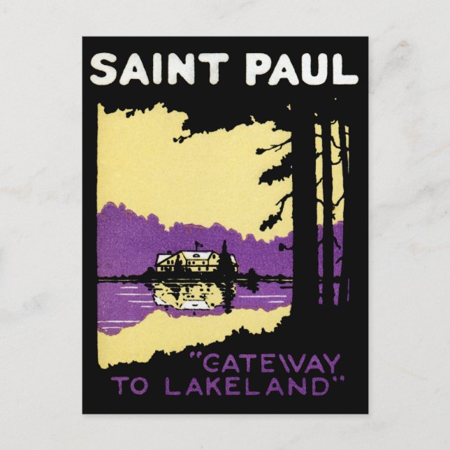 Vintage Saint Paul, Minnesota Postcard (Front)