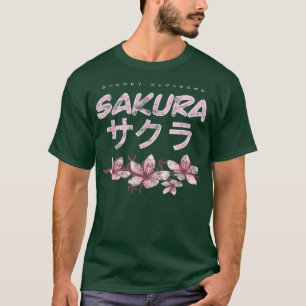 Vintage Sakura Flowers Cherry Blossom Day Japanese T-Shirt