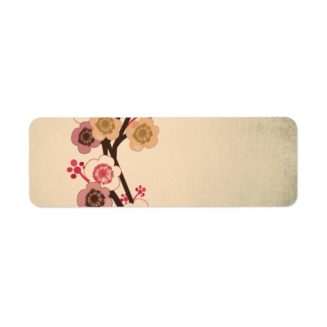 Vintage sakura Label (Front)