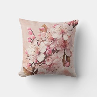 Vintage Sakuta Pink Flowers Cherry Blossom