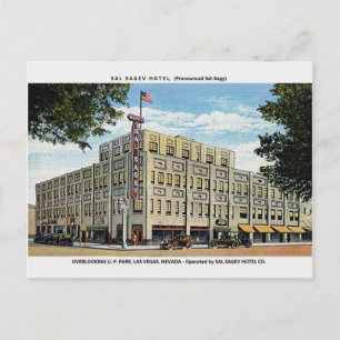 Vintage Sal Sagev Hotel Las Vegas Postcard
