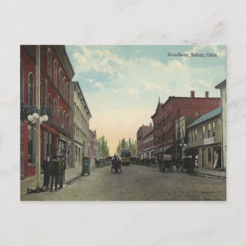 Vintage Salem Ohio Postcard by thedustyattic at Zazzle