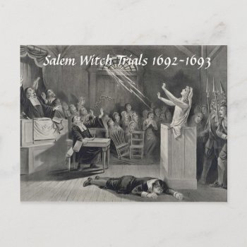 Vintage Salem Witch Trials  Salem Ma Post Card by luvtravel at Zazzle