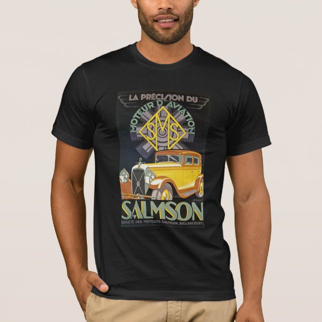 Vintage Salmson Automobile Ad T-Shirt (Front)