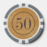 Vintage Saloon Style Wooden Poker Chips at Zazzle
