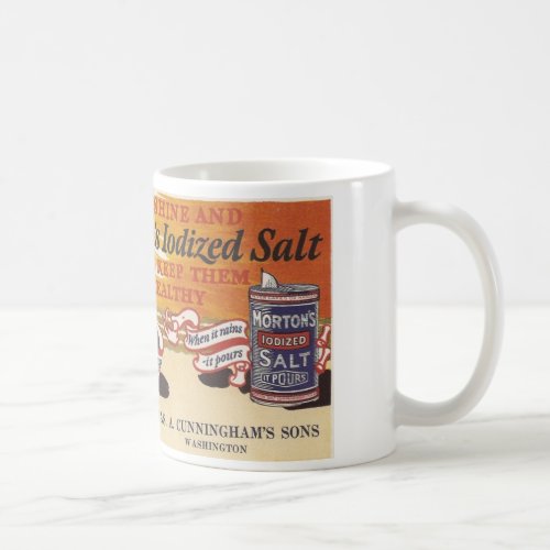 Vintage Salt Ad Washington Iowa Coffee Mug