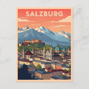 Vintage Salzburg Austria Postcard