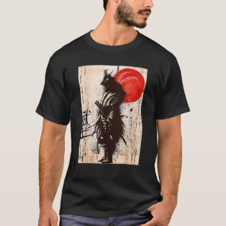 Vintage Samurai Warrior Bushido Code Japanese Swor T-Shirt