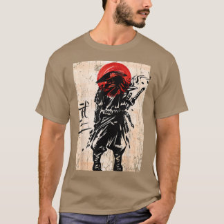 Vintage Samurai Warrior Bushido Code Japanese Swor T-Shirt