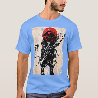 Vintage Samurai Warrior Bushido Code Japanese Swor T-Shirt