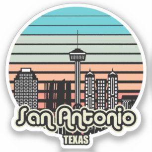 Vintage San Antonio Texas Sticker
