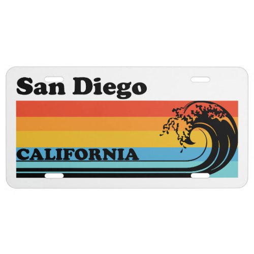 Vintage San Diego California License Plate