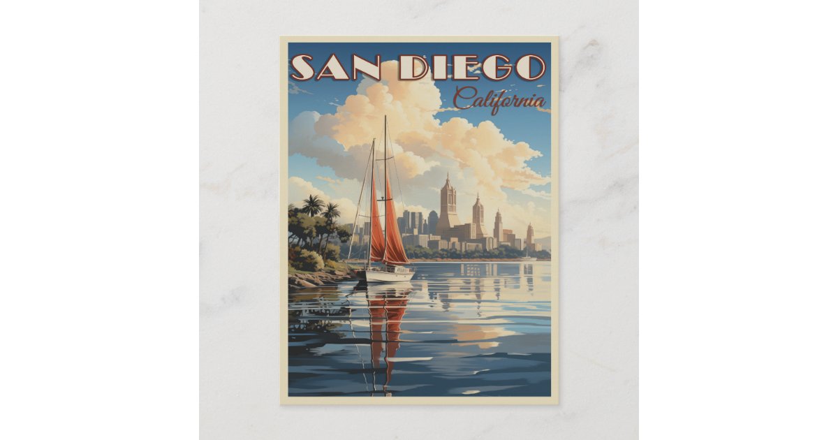 Vintage San Diego, California Postcard | Zazzle