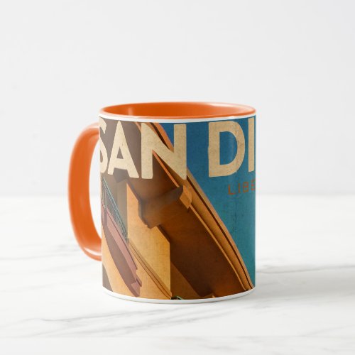 Vintage San Diego Mug