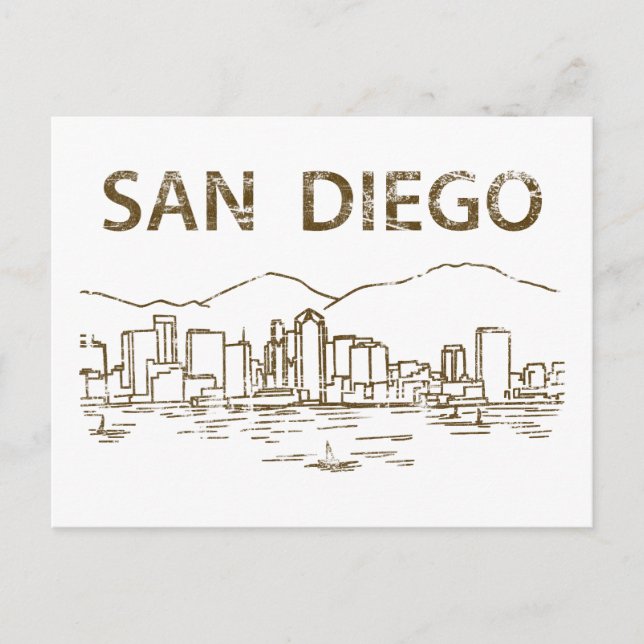 Vintage San Diego Postcard (Front)