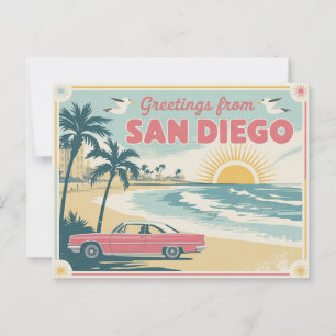 Vintage San Diego Postcard   Greetings from