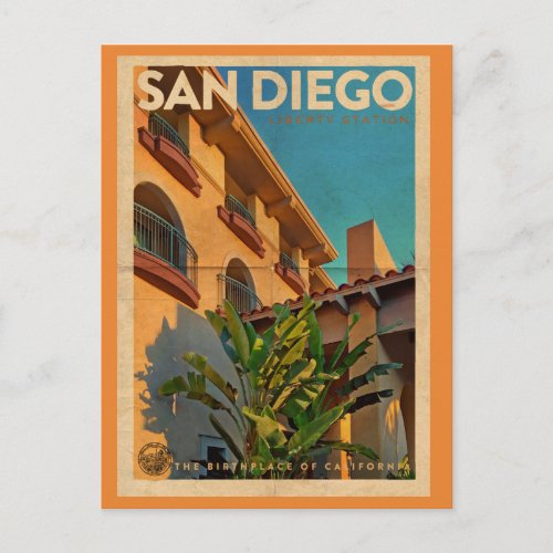 Vintage San Diego Travel Postcard
