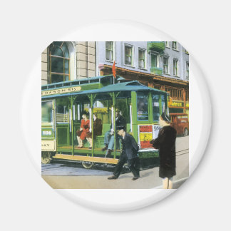 Vintage San Francisco Cable Car Magnet
