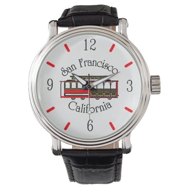 Vintage San Francisco Cable Car Watch (Front)