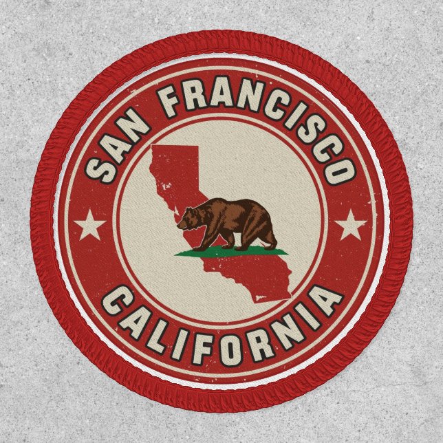 Vintage San Francisco, California gifts Patch (Front)