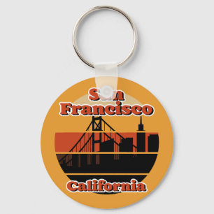 Vintage San Francisco California Keychain