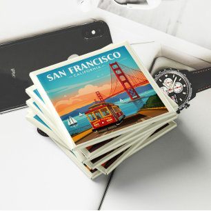 Vintage San Francisco California Magnet