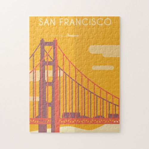 Vintage San Francisco Jigsaw Puzzle