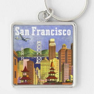 Vintage San Francisco Keychain