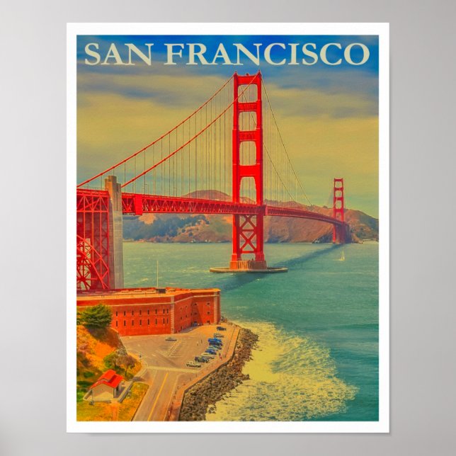 Vintage San Francisco  Poster (Front)