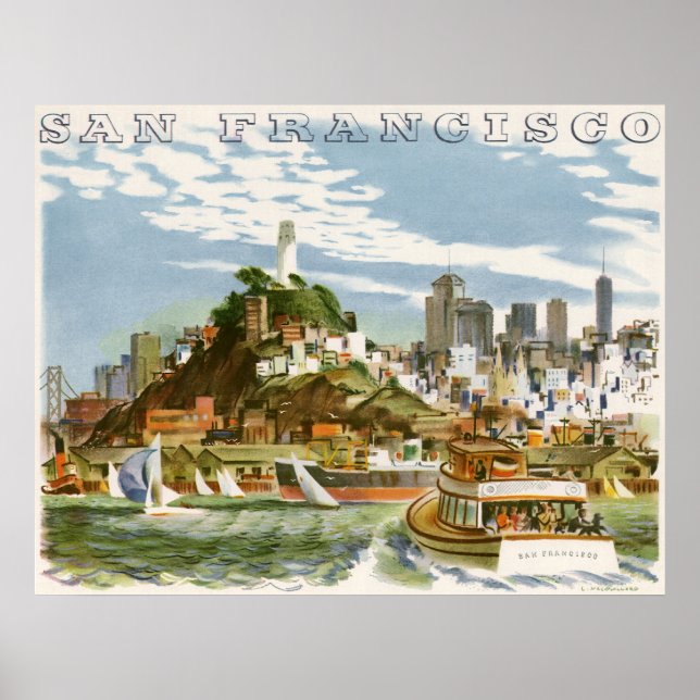 Vintage San Francisco Poster (Front)